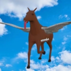 Flying Ketamine Horse