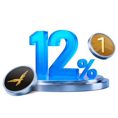 Haz staking de USD1 para disfrutar de hasta 12% de APR